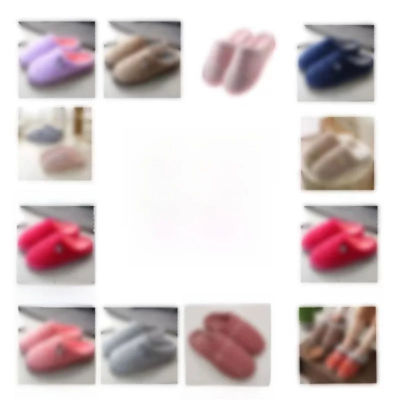 防水コットンスリッパ｜冬用・もこもこフェイクファー｜厚底＆滑り止め｜室内外OK・男女兼用