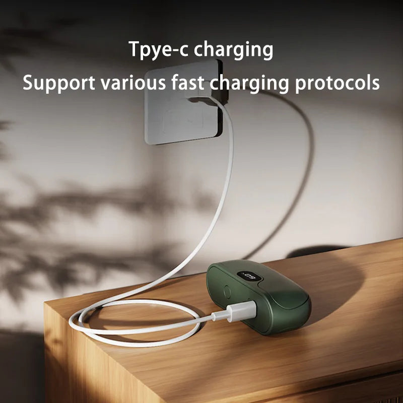 マグネット式 電子カイロ 2in1｜デジタル表示・急速発熱・長時間保温 電動ハンドウォーマー 冬用