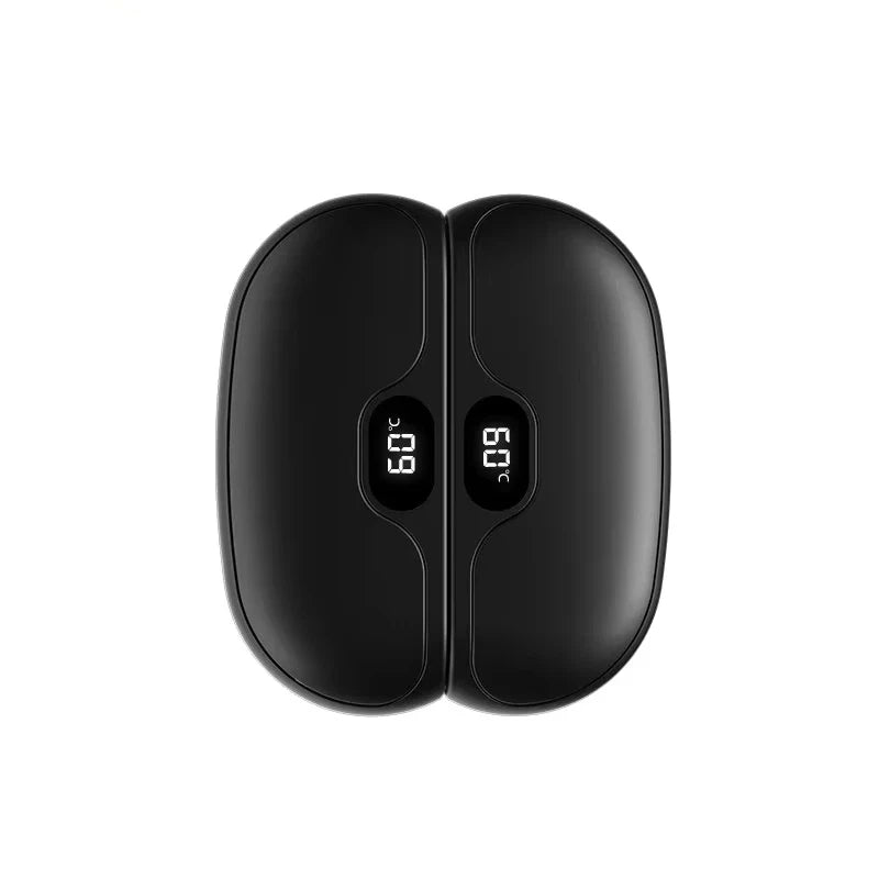 マグネット式 電子カイロ 2in1｜デジタル表示・急速発熱・長時間保温 電動ハンドウォーマー 冬用