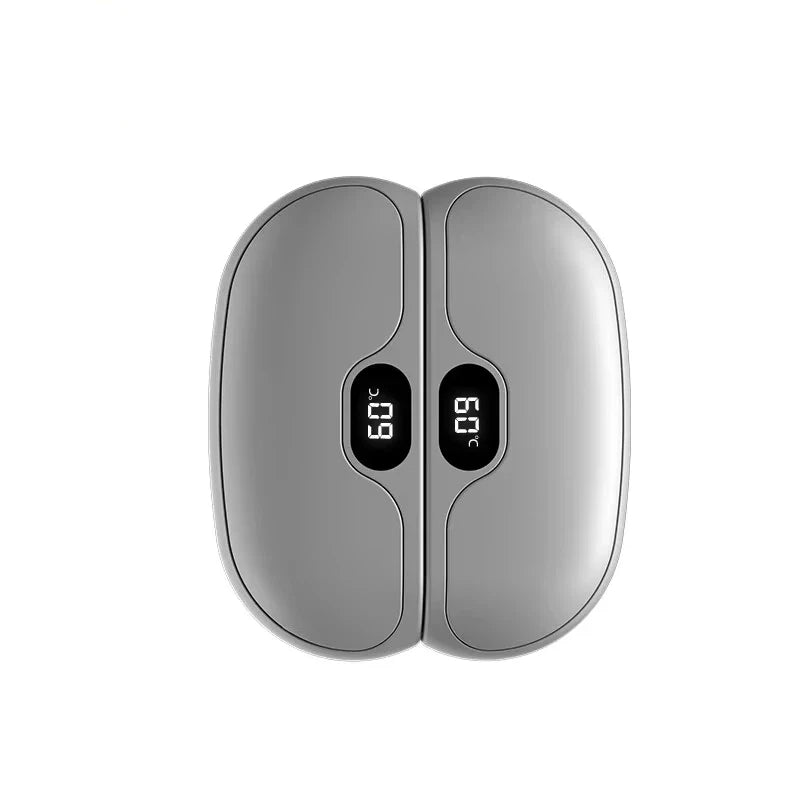 マグネット式 電子カイロ 2in1｜デジタル表示・急速発熱・長時間保温 電動ハンドウォーマー 冬用